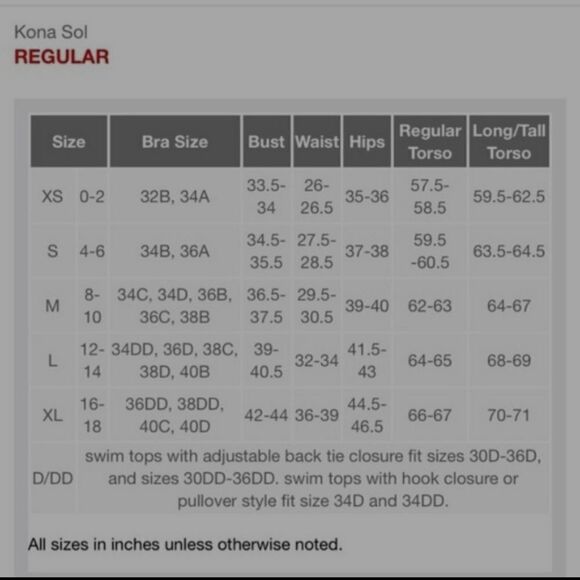 Kona Sol Striped Tankini Top Oxford Blue White Large - Picture 9 of 9